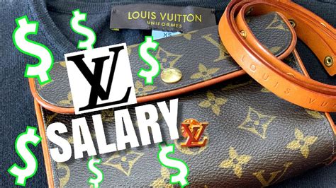 how much do lv workers make|louis vuitton salary 2022.